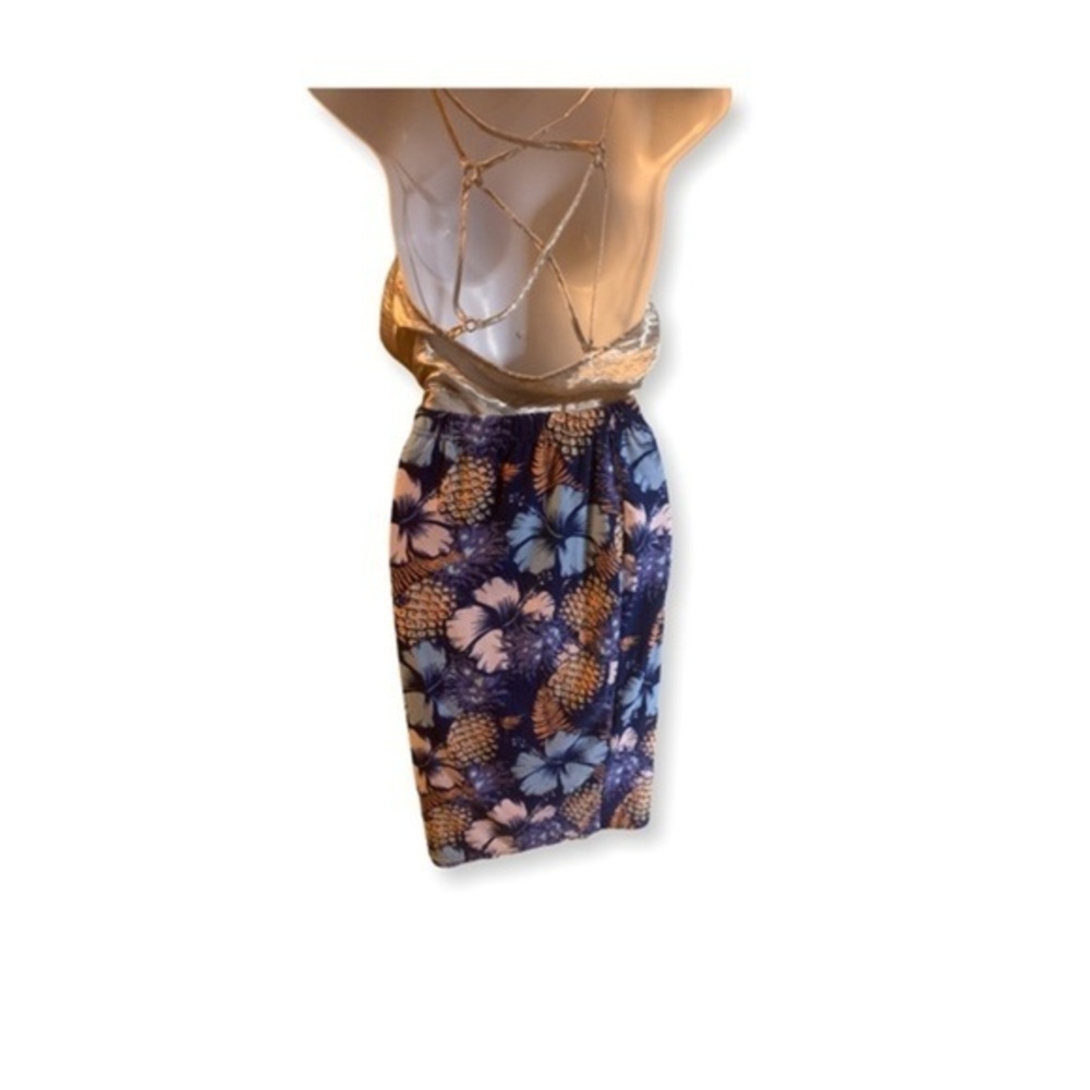 -Hot kiss floral print pencil skirt size S/M